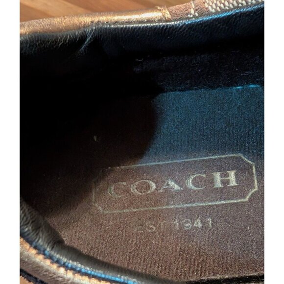 Coach Katlyn Signature Brown Tan Sneakers Women's Size 8. - Picture 6 of 6